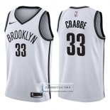 Camiseta Nets Allen Crabbe Association 2017-18 Blanco