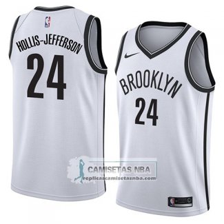 Camiseta Nets Hollis Jefferson Association 2018 Blanco