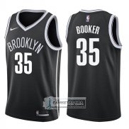 Camiseta Nets Trevor Booker Icon 2017-18 Negro