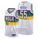 Camiseta New Orleans Pelicans E'twaun Moore Ciudad Edition Blanco