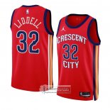 Camiseta New Orleans Pelicans Ej Liddell NO 32 Statement 2023-24 Rojo