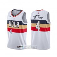 Camiseta New Orleans Pelicans Elfrid Payton Earned Blanco