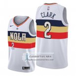 Camiseta New Orleans Pelicans Ian Clark Earned Edition Blanco