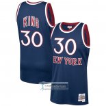 Camiseta New York Knicks Bernard King NO 30 Mitchell & Ness 1982-83 Azul