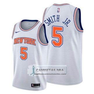 Camiseta New York Knicks Dennis Smith Jr. Statement Blanco