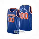 Camiseta New York Knicks Personalizada Icon 2024-25 Azul