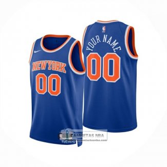 Camiseta New York Knicks Personalizada Icon 2024-25 Azul