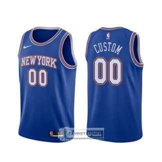 Camiseta New York Knicks Personalizada Statement 2019-20 Azul