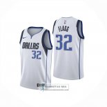Camiseta Nino Dallas Mavericks Cooper Flagg NO 32 Association 2025-26 Blanco