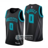 Camiseta Nino Hornets Miles Bridges Ciudad 2018-19 Negro