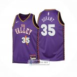 Camiseta Nino Phoenix Suns Kevin Durant NO 35 Ciudad 2024-25 Violeta