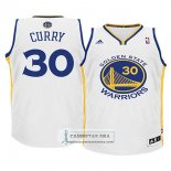 Camiseta Nino Warriors Curry Blanco