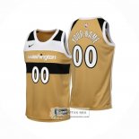 Camiseta Nino Washington Wizards Personalizada Ciudad 2025-26 Amarillo