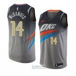 Camiseta Oklahoma City Thunder K. J. Mcdaniels Ciudad 2018 Gris