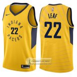 Camiseta Pacers T.j. Leaf Statement 2017-18 Oro