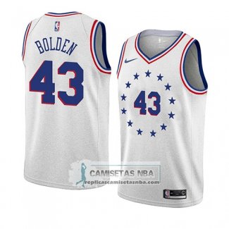 Camiseta Philadelphia 76ers Jonah Bolden Earned 2018-19 Gris