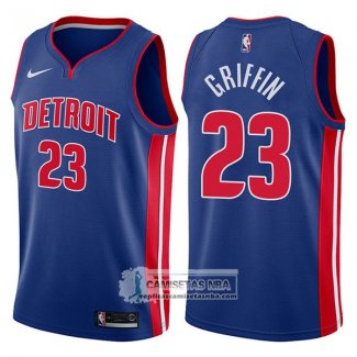 Camiseta Pistons Blake Griffin Icon 2017-18 Azul