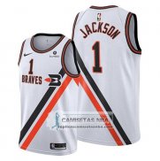 Camiseta Portland Trail Blazers Reggie Jackson Ciudad 2019-20 Blanco