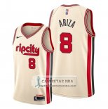 Camiseta Portland Trail Blazers Trevor Ariza Ciudad 2020 Crema