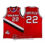 Camiseta Retro Blazers Drexler Rojo