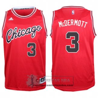 Camiseta Retro Bulls McDermott Rojo