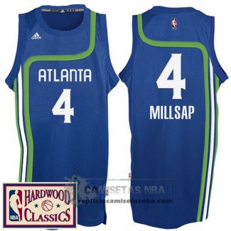 Camiseta Retro Hawks Millsap Azul