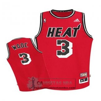 Camiseta Retro Nino Heats Wade Rojo