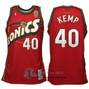 Camiseta Retro Supersonics Kemp Rojo