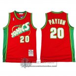 Camiseta Retro Supersonics Payton Rojo