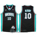 Camiseta Retro Vancouver Grizzlies Bibby Negro