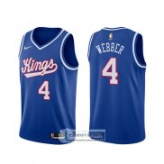 Camiseta Sacramento Kings Chris Webber Classic 1990-1994 Azul