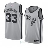 Camiseta San Antonio Spurs Dante Cunningham Statement 2018 Gris