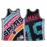 Camiseta San Antonio Spurs Luka Samanic Mitchell & Ness Big Face Negro