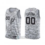 Camiseta San Antonio Spurs Personalizada Earned Camuflaje