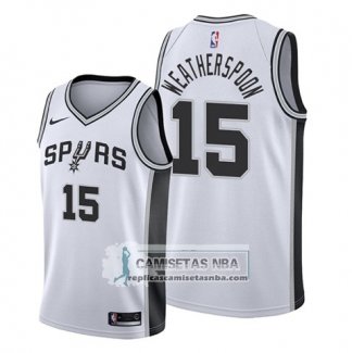 Camiseta San Antonio Spurs Quinndary Weatherspoon Association 2019-20 Blanco