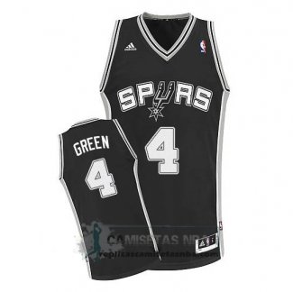 Camiseta Spurs Green Negro