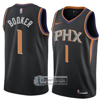 Camiseta Suns Devin Booker Ciudad Negro