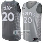 Camiseta Timberwolves Josh Okogie Ciudad 2018 Gris