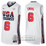 Camiseta USA 1992 Ewing Blanco