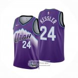 Camiseta Utah Jazz Walker Kessler NO 24 Icon 2025-26 Violeta