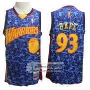 Camiseta Warriors Bape Azul Hardwood Classics