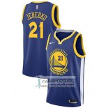 Camiseta Warriors Jonas Jerebko Icon 2017-18 Azul