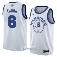 Camiseta Warriors Nick Young Classic 2017-18 Blanco