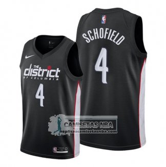 Camiseta Washington Wizards Admiral Schofield Ciudad 2019-20 Negro