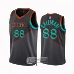 Camiseta Washington Wizards Danilo Gallinari NO 88 Ciudad 2023-24 Negro