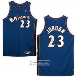 Camiseta Washington Wizards Michael Jordan NO 23 Retro Azul2