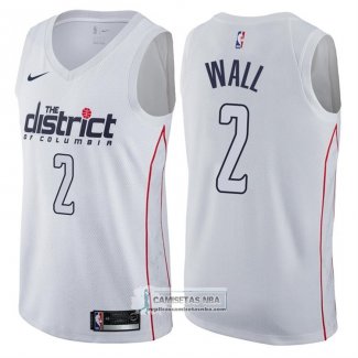 Camiseta Wizards John Wall Ciudad Blanco