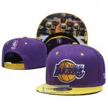 Gorra Los Angeles Lakers Kobe Bryant 9FIFTY Violeta Amarillo