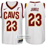 Nike Camiseta Cavaliers James 2017-18 Blanco