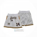 Pantalone Los Angeles Lakers Mitchell & Ness Hardwood Classics Blanco